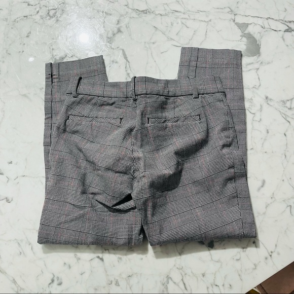 NEW Plaid Pants - Grey and Pink - Picture 9 of 11